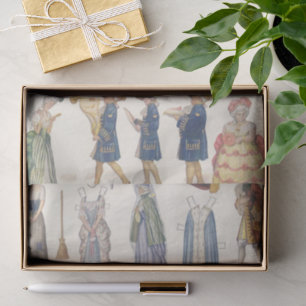 Aschenputtel, Vintage viktorianisches Papierpuppe Seidenpapier
