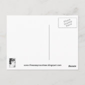 Aschenputtel Vintager Viktorianischer Lüfter Slipp Postkarte (Rückseite)