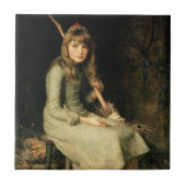 Aschenputtel (von John Everett Millais) Fliese (Vorderseite)