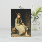 Aschenputtel (von John Everett Millais) Karte (Stehend Vorderseite)