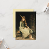 Aschenputtel (von John Everett Millais) Karte (Vorderseite/Rückseite Beispiel)