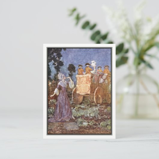 Aschenputtel von Millicent Sowerby Postkarte (Stehend Vorderseite)