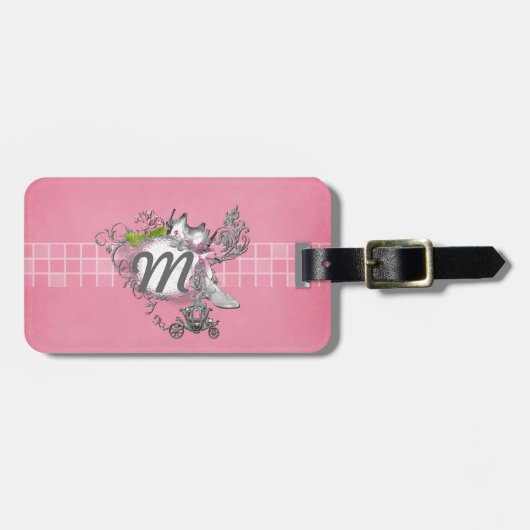 Aschenputteladdieren Glaspantoffel-Wagen TEXT Gepäckanhänger (Vorderseite horizontal)