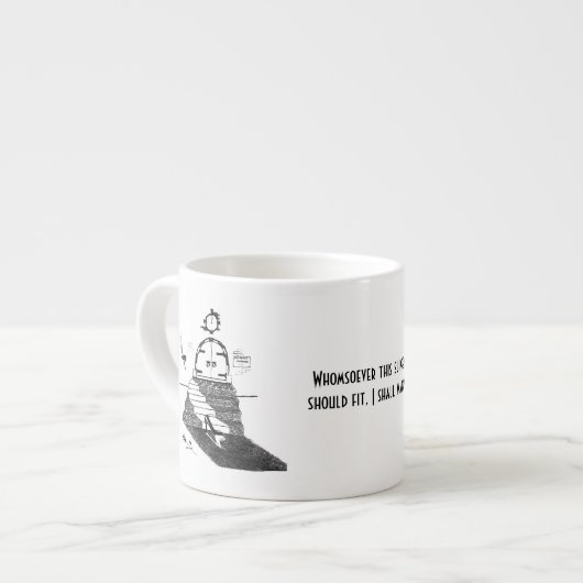 Aschenputtels Pantoffel Espressotasse (Vorderseite Links)