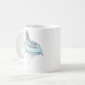 Aschenputtels Pantoffel Kaffeetasse (Vorderseite Links)