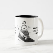 Aschenputtels Pantoffel-Tasse Zweifarbige Tasse (VorderseiteRechts)