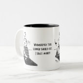 Aschenputtels Pantoffel-Tasse Zweifarbige Tasse (Vorderseite Links)