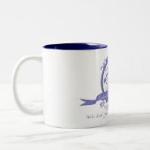 Aschenputtels Reinigungs-Service Zweifarbige Tasse (Links)