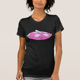 Aschenschuh auf rosa Kissen Vintage Kunst T-Shirt