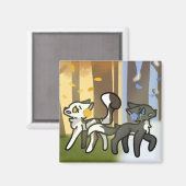 Aschenspelt und Sorreltail-Magnet Magnet (Vorderseite/Rückseite)