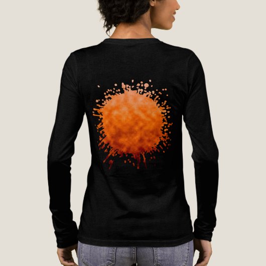 Aschensturm Tief Tri-Blend Shirt (Rückseite)