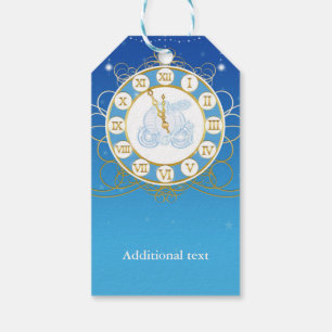 Ascheputtel Fast Mitternacht Blaue Party-Geschenkk Geschenkanhänger