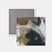 Aschewolke aus dem Ausbruch des Chaiten-Vulkans, C Magnet (Vorderseite/Rückseite)