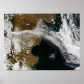 Aschewolke aus dem Ausbruch des Chaiten-Vulkans, C Poster (Vorne)