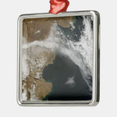 Aschewolke aus dem Ausbruch des Chaiten-Vulkans, C Silbernes Ornament (Links)