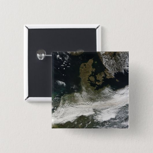 Aschewolke vom Vulkan 2 Button (Vorne & Hinten)