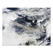 Aschewolke vom Vulkan 2 Fotodruck (Vorne)