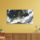 Aschewolke vom Vulkan 2 Leinwanddruck (Insitu (Wohnzimmer))