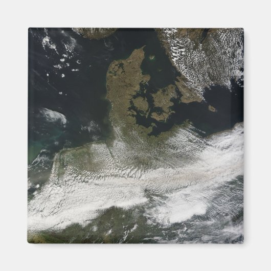 Aschewolke vom Vulkan 2 Magnet (Vorne)