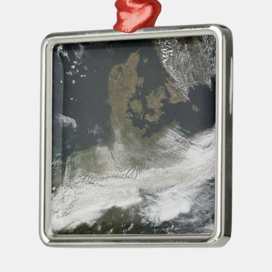 Aschewolke vom Vulkan 2 Ornament Aus Metall (Links)