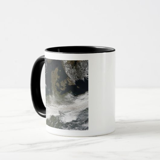 Aschewolke vom Vulkan 2 Tasse (Vorderseite Links)