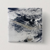 Aschewolke vom Vulkan Eyjafjallajokull Button (Vorderseite)