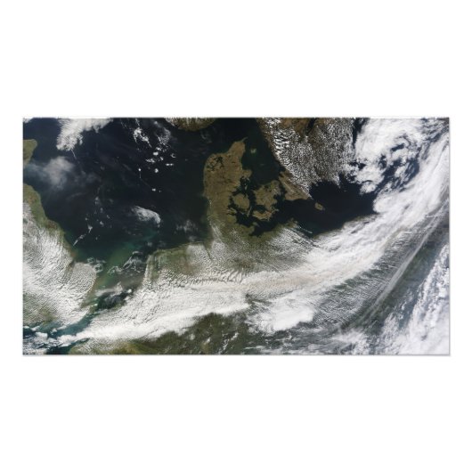 Aschewolke vom Vulkan Eyjafjallajokull Fotodruck (Vorne)