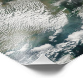 Aschewolke vom Vulkan Eyjafjallajokull Fotodruck (Ecke)