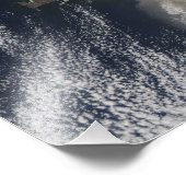 Aschewolke vom Vulkan Eyjafjallajokull, Island Fotodruck (Ecke)