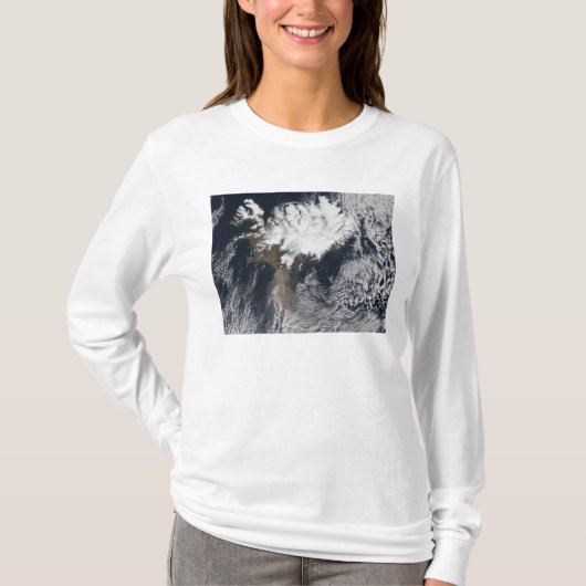Aschewolke vom Vulkan Eyjafjallajokull, Island T-Shirt (Vorderseite)