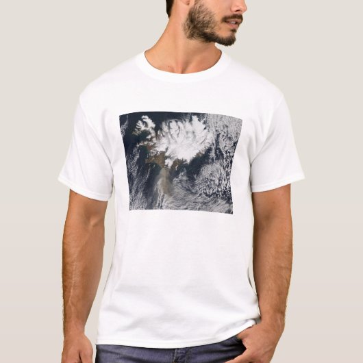 Aschewolke vom Vulkan Eyjafjallajokull, Island T-Shirt (Vorderseite)