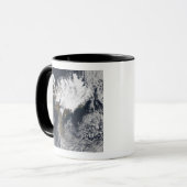 Aschewolke vom Vulkan Eyjafjallajokull, Island Tasse (Vorderseite Links)