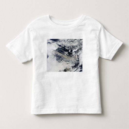 Aschewolke vom Vulkan Eyjafjallajokull Kleinkind T-shirt (Vorderseite)