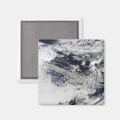 Aschewolke vom Vulkan Eyjafjallajokull Magnet (Vorderseite/Rückseite)