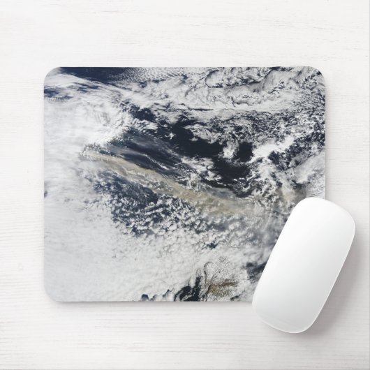 Aschewolke vom Vulkan Eyjafjallajokull Mousepad (Mit Mouse)
