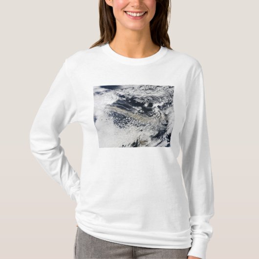 Aschewolke vom Vulkan Eyjafjallajokull T-Shirt (Vorderseite)