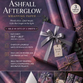 Aschfall-Nachglühen Geschenkpapier Set
