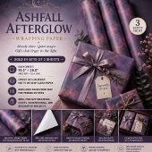 Aschfall Nachglühen Geschenkpapier Set