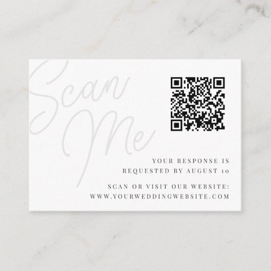 Aschfarben | Script Watermark QR Code UAWG Begleitkarte (Vorderseite)