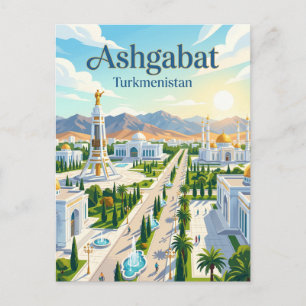 Aschgabat Turkmenistan Postkarte