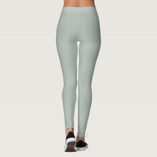 Aschgrau Leggings (Rückseite)