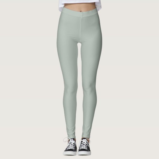 Aschgrau Leggings (Vorderseite)