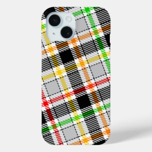 Aschgrau Schwarz Multicolor Flanell Kariert Tartan Case-Mate iPhone Hülle