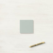 Aschgraue quadratische Post-it® Notizen (Auf Schreibtisch)