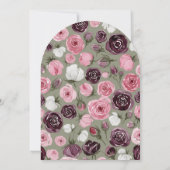 Aschgraue Rosen Einladung (Rückseite)