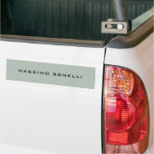 Aschgraues minimalistisches einfaches lesbares Mod Autoaufkleber (Auf Lkw)