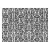 Aschgraues Tigerfell-Musterdesign Tischdecke (Vorderseite (Horizontal))