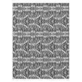 Aschgraues Tigerfell-Musterdesign Tischdecke (Vorderseite)