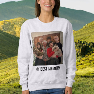 Aschschwarzes personalisiertes Katzenmutter-Famili Sweatshirt