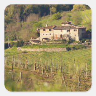 Aschuito, ein Bauernhof, der Gäste empfängt, Quadratischer Aufkleber